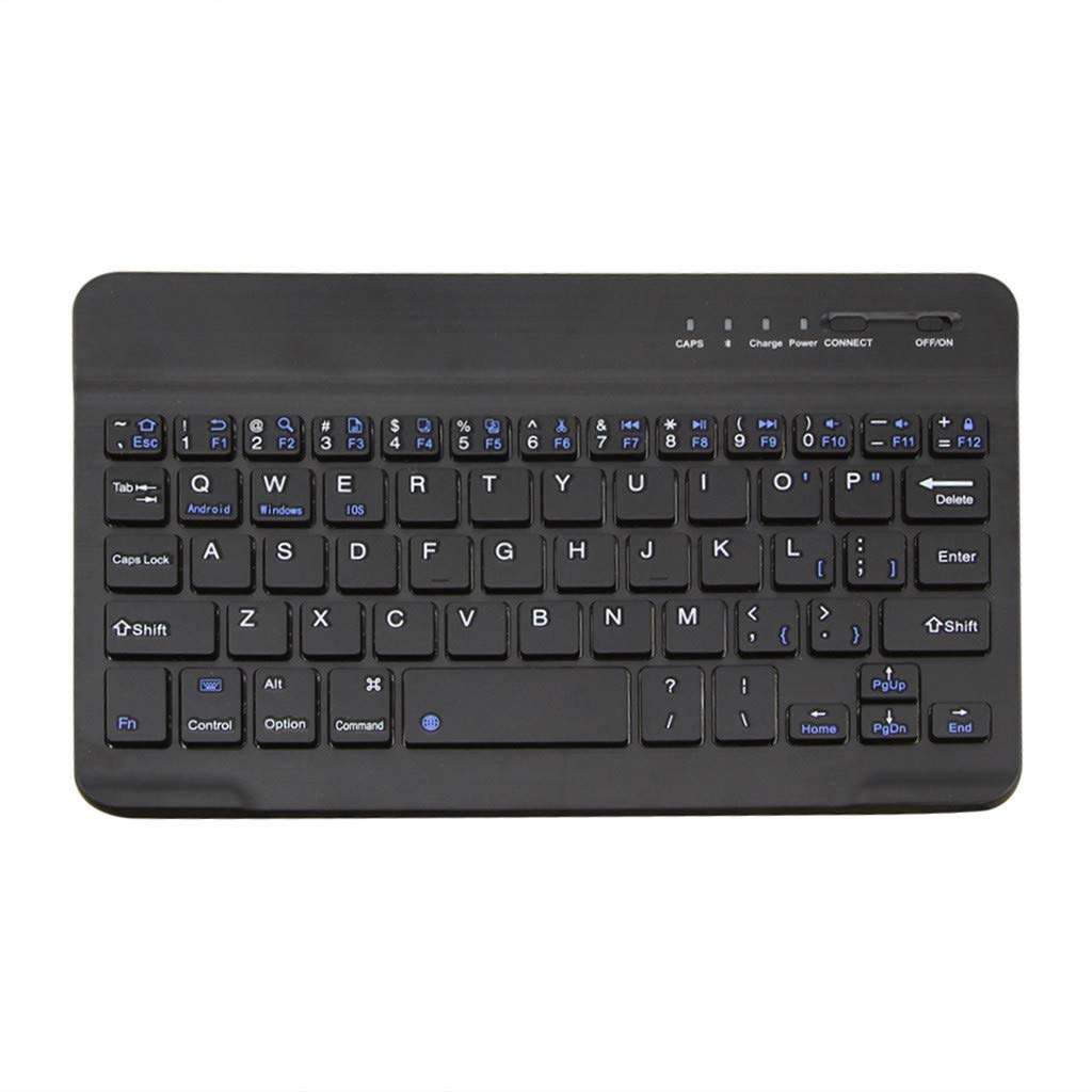 Ultra-Slim Keyboard, Portable Wireless Bluetooth Keyboard for Android Phone Laptop Tablet PC, Other Bluetooth Enabled Devices, 78 Keys, Pairing LED, for Working, Gaming 1