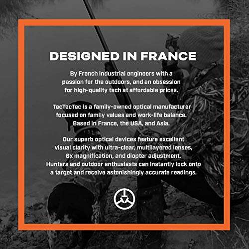 TecTecTec ProWild Hunting Rangefinder 6X Magnification, up to 540 Yards Laser Range Finder for Hunting with Range Scan, Speed Mode, CR2 Battery, and High-Precision Fast Measurements - Camo 4