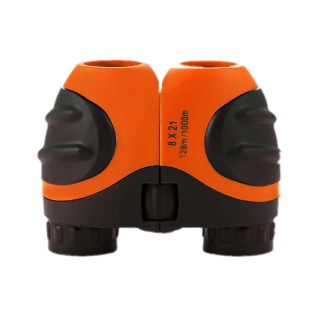 Orange Kids Binoculars 8 X 21 for Bird Watching, Watching Wildlife or Scenery, Game, Mini Compact and Image Stabilized, Best Gifts for Children 1