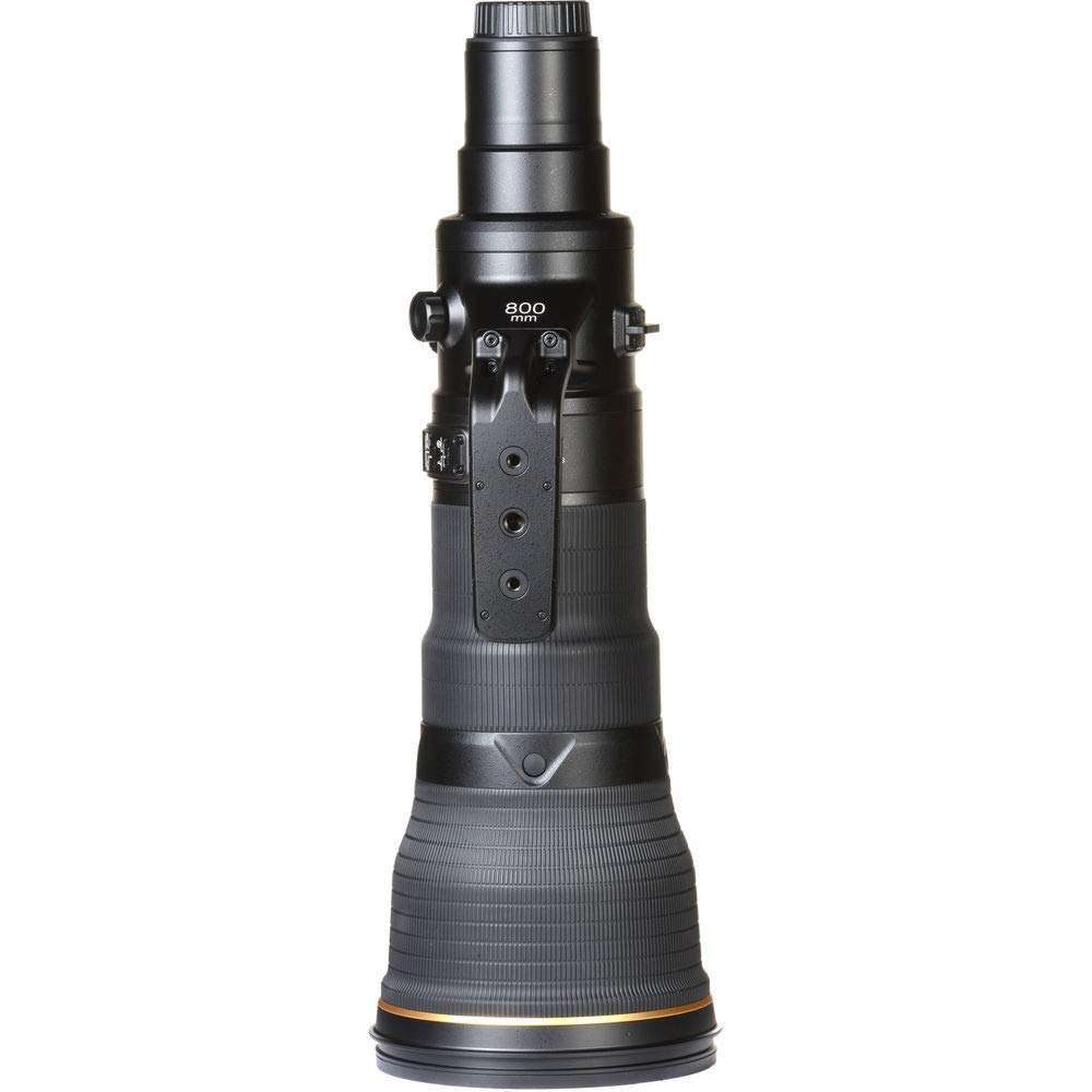 Nikon - AF-S NIKKOR 800mm f/5.6E FL ED VR Super-Telephoto Lens for Select Cameras (2205) + FTZ II Adapter + 64GB Memory Card + Backpack + Monopod + Card Reader + Corel Photo Software + More 6