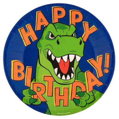 Large Dinosaur Plates Table Decoration Party Supplies Special Events 10 Count