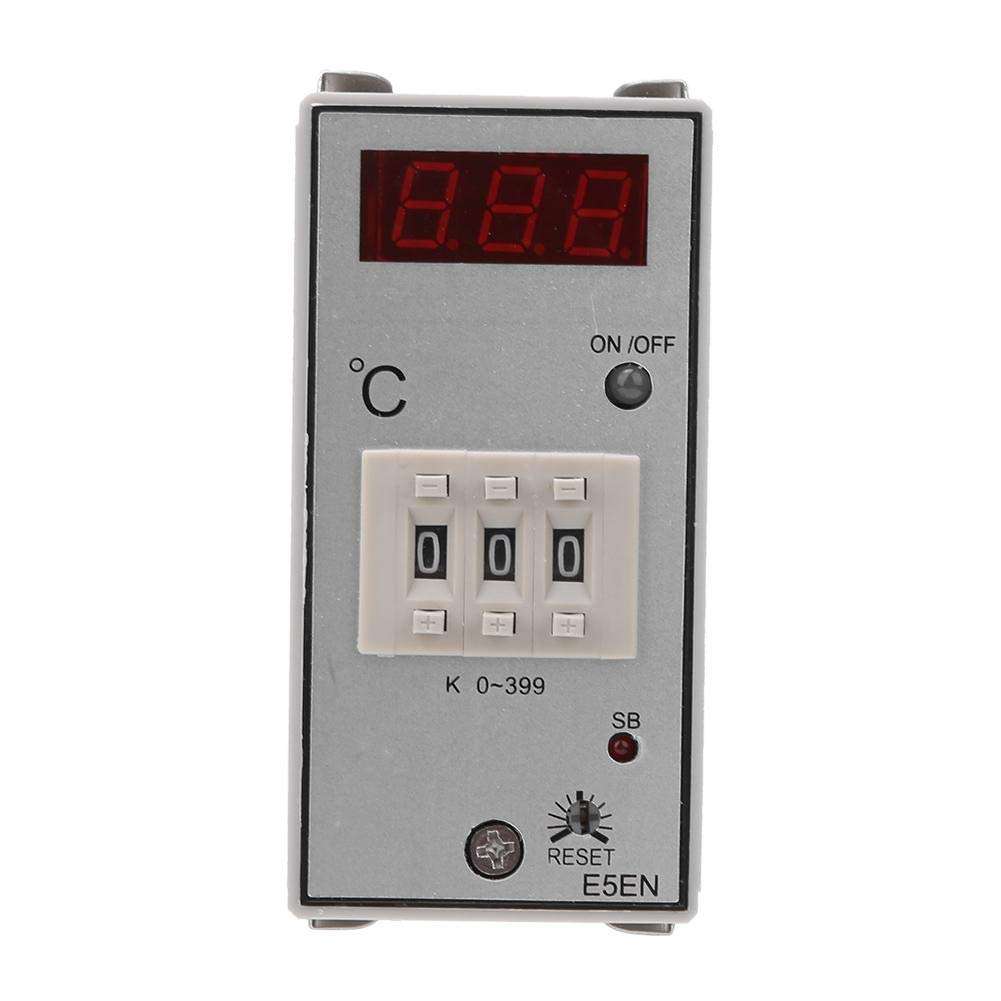 Digital Temperature Controller 0-399°C K-Type Thermostat 220VAC,for Heating Furnaces,Ovens,Industrial Boilers,Furnaces, Petrochemicals 6