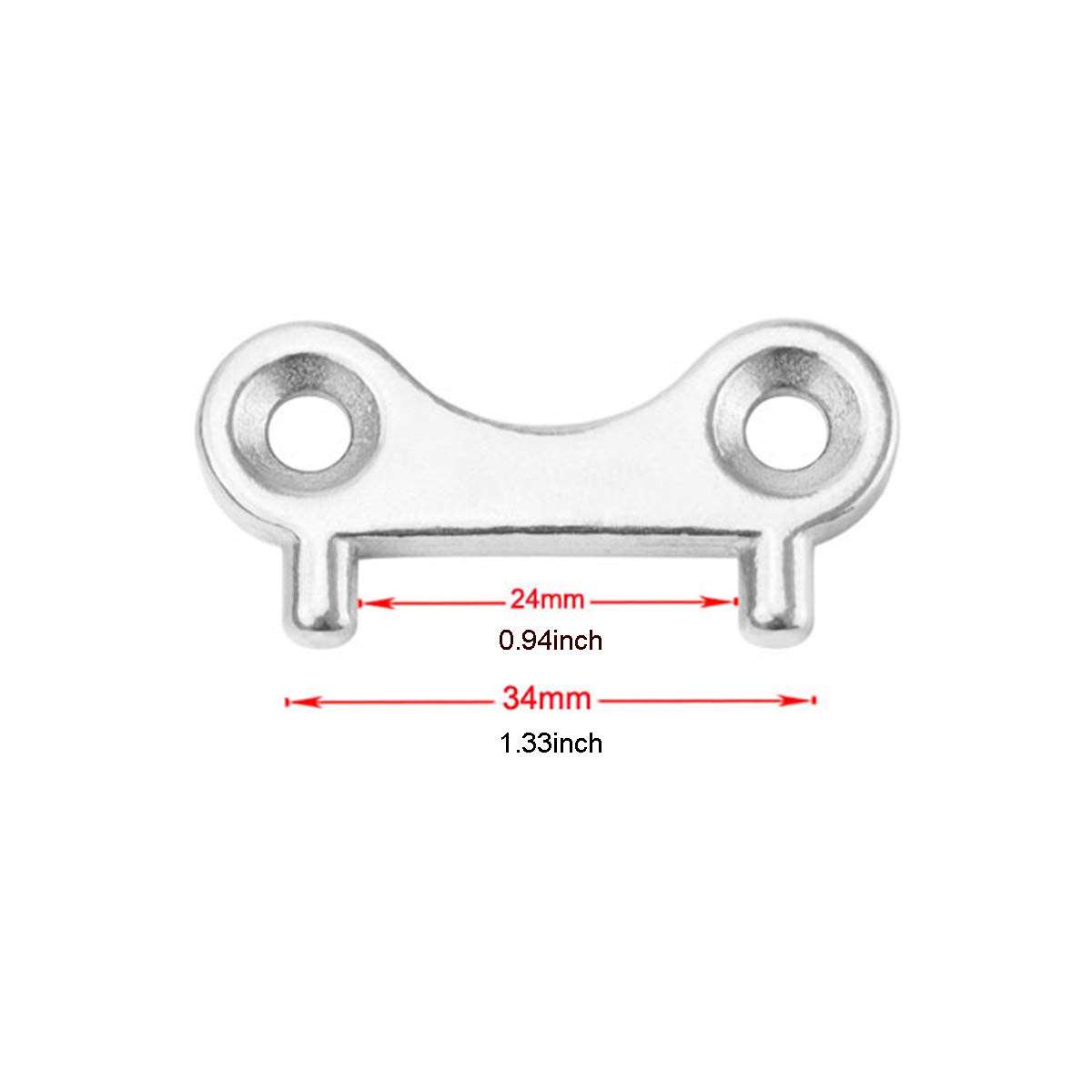 Douzime Boat Gas Cap Key Stainless Steel Deck Plate Replacement Spare Keys for Boat Marine Yacht Water Fuel Tank Fill Filler Tool 4 Pack 2