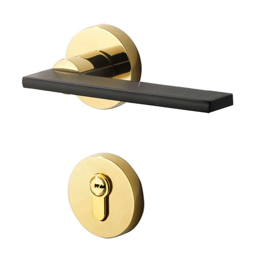 Toy Door Hardware Privacy Door Lever Door Handle Sets Reversible for Right/Left Side Interior Door Handles for Bathroom Bedroom and Office 1