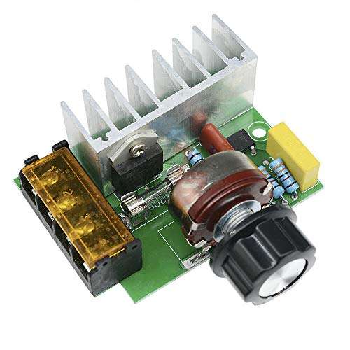 4000W 0-220V AC SCR Electric Voltage Regulator Motor Speed Controller 1