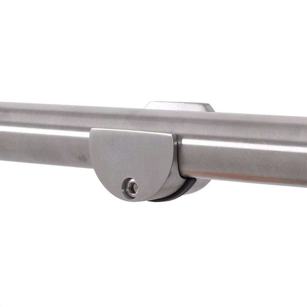 Stainless Steel Glass Sliding Door Hardware for Interior Doors - (Length: 8ft (2.44m)) 2