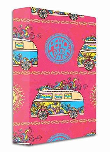 Paper Plane Design 2D Folder Case, A4 Size, Ring Binder File Folder, Can Use in Office/Hospital/Banking/Account/School Documents, Bills & Certificates 1