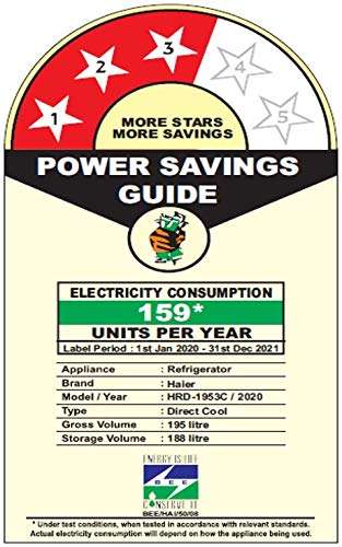 Haier 195 L 3 Star Direct-Cool Single Door Refrigerator (HRD-1953CCR-E, Classic Red) 2