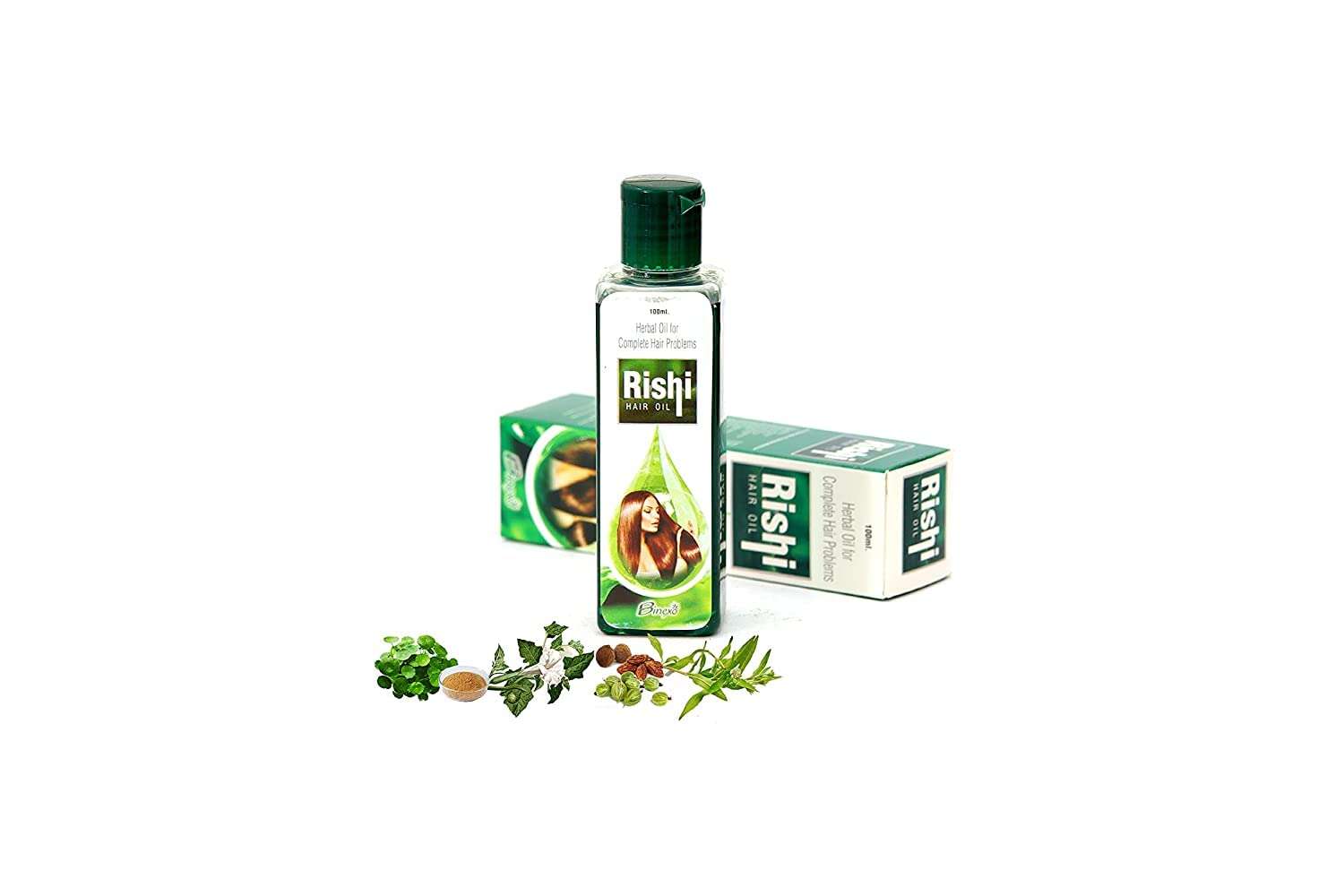 NID AYURVEDA Rishi Hair Oil 100ML 3
