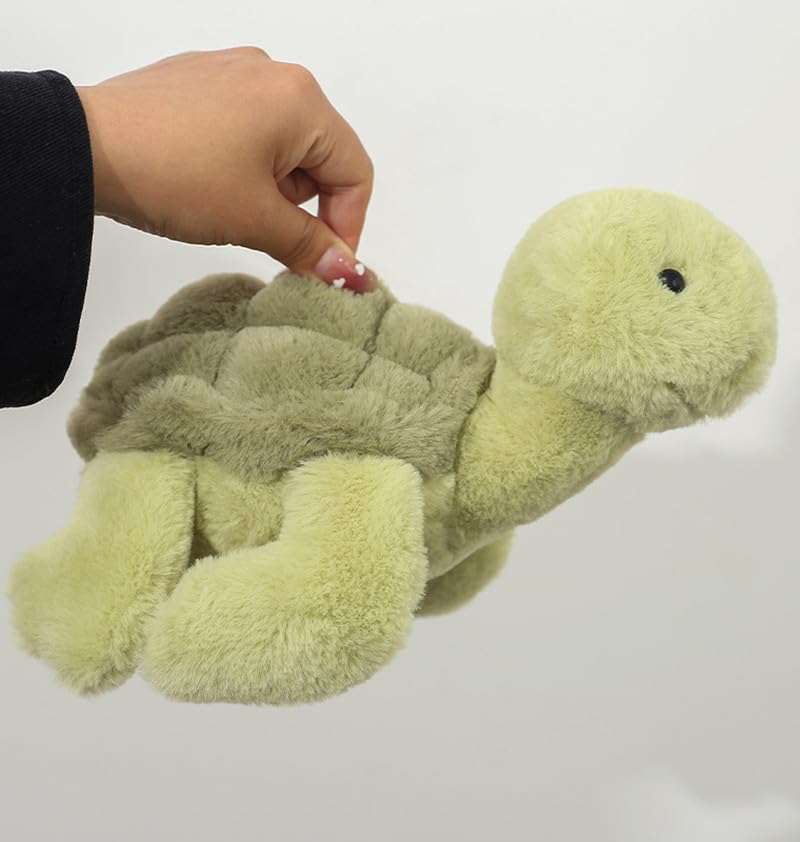 JOSON Soft Turtle Plush Toy Pillow, 12 inchesWeightedPlush and Cute Filling Animal, Birthday for Children 3