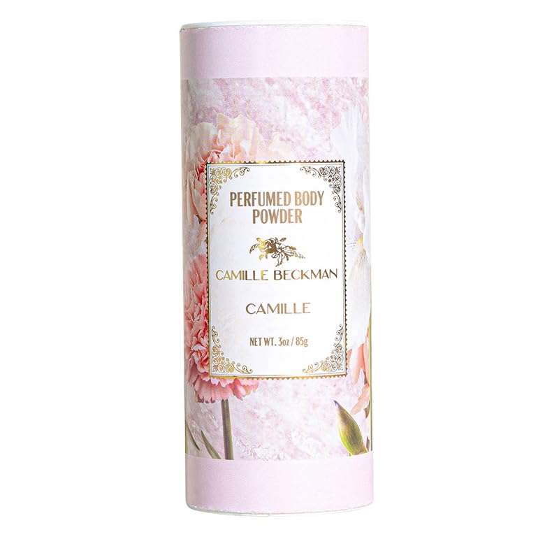 Camille Scented Talc-Free Body Powder, Perfumed Dusting Powder, Camille Beckman, 3 Ounce