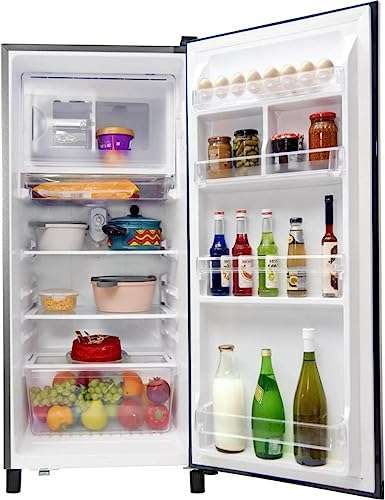 Kelvinator 190 Litres 2 Star Direct Cool Single Door Refrigerator (Hairline Silver, KRD-A210HSP) 6