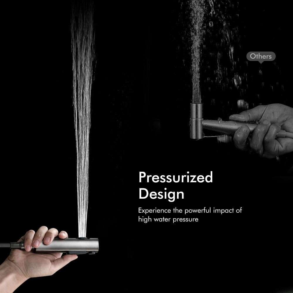 Exello - Water Saving Health Faucet for Toilet | Jet Spray | 2 Flow Modes | Chrome Finish | Without Hose 4