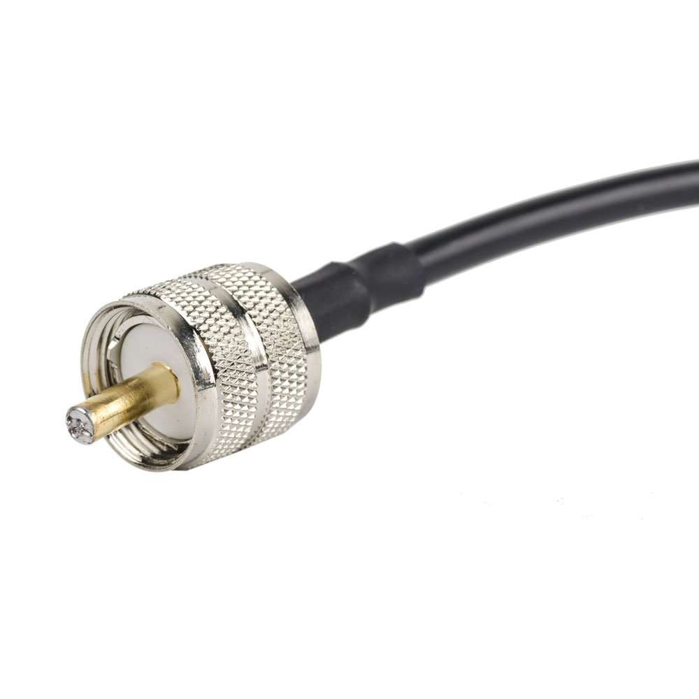 Eagles 2pcs Rg58 Coax UHF (Pl259) Male to Male Antenna Cable, Coaxial Cable pl-259,Coax Jumper Cable,3ft/36inch/1m RF Coaxial Cable Adapter Assembly 2