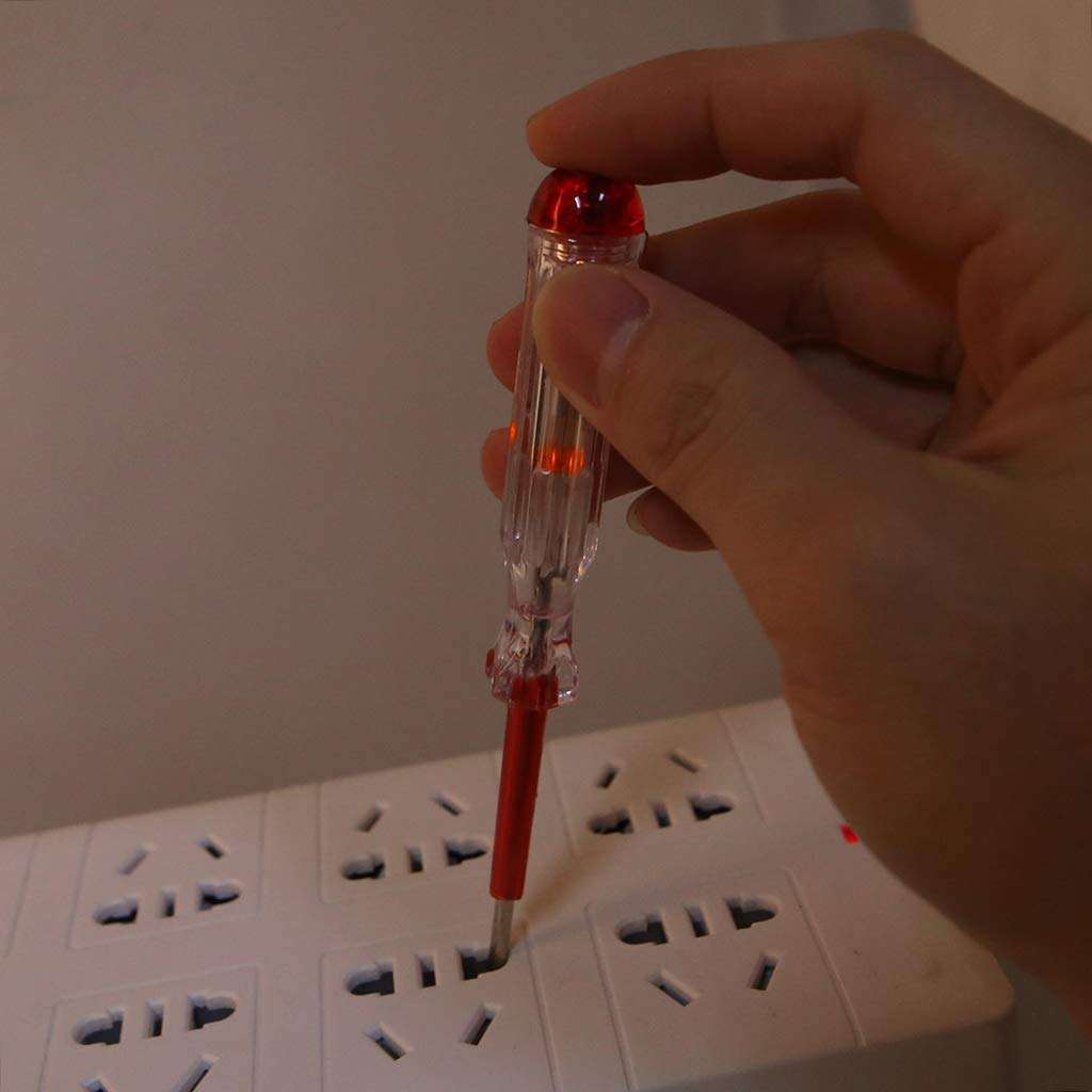 100-500V Pocket Pen Sensor Voltage Detector Tester Screwdriver Clip Tester 6