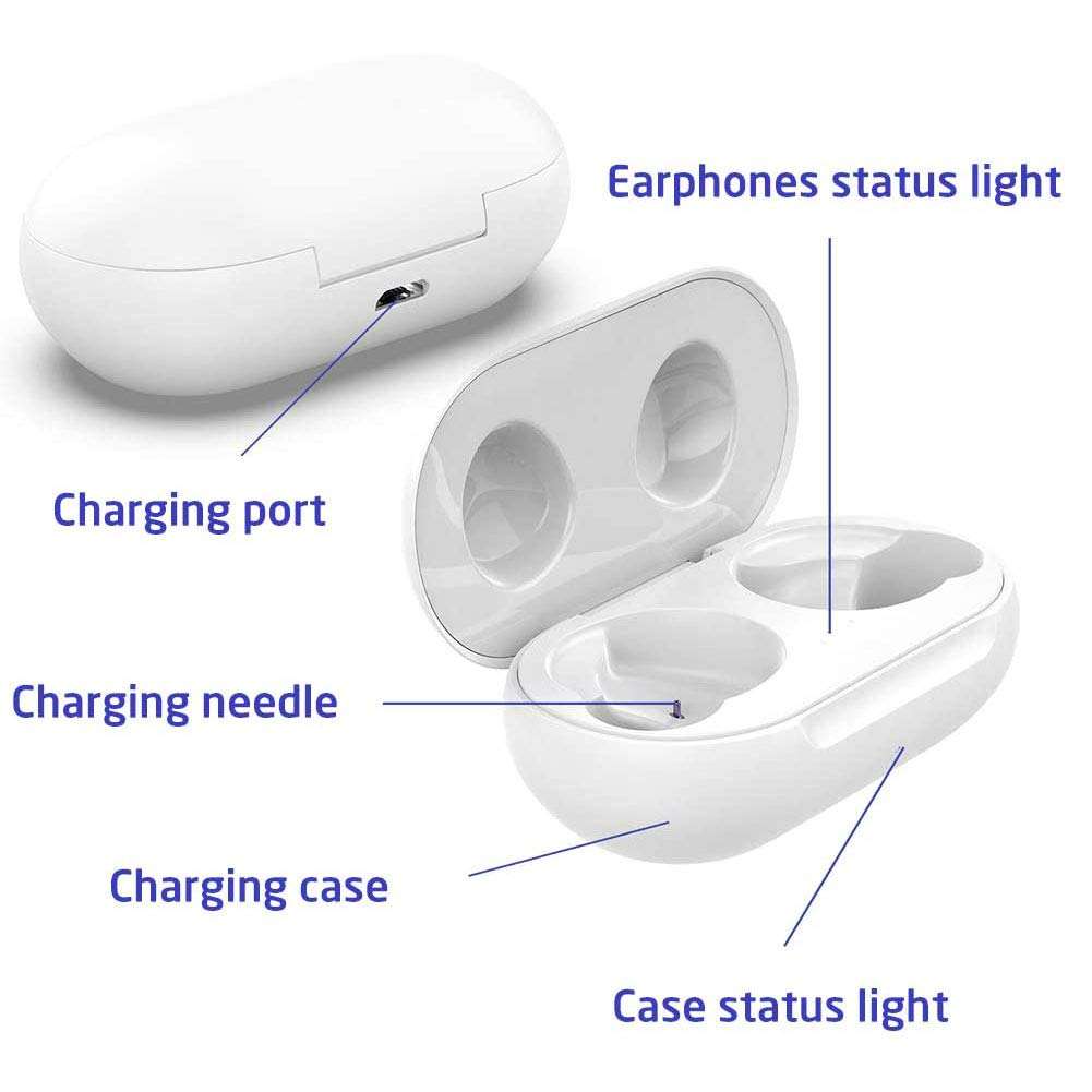 Lopnord Wired Charging Case Replacement Compatible with Samsung Galaxy Buds+ Plus SM-R175, Charger Case for Samsung Galaxy Buds SM-R170, Wired Charging Only (Earbuds not Included) 4