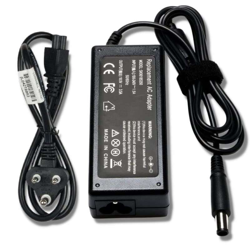 TravisLappy 18.5V 3.5A 65W Laptop Charger for HP Pavilion DV6565EZ DV6635EZ DV6648EZ Pin Size 7.4MM X 5.0MM Dia Laptop Adapter with 1.5 Meter Power Cord Free