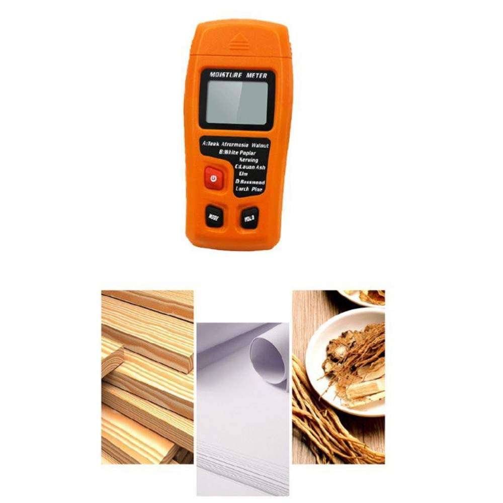 WJUKC 0-99.9% Portable Digital Wood and Wood Moisture Meter Humidity Tester for Wood Moisture Measurement 4
