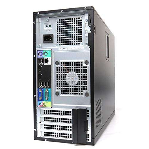 Dell 7010 Tower i5 3470 16GB 2TB DVD Win 10 Pro Bundle Dual 22" LCD (Renewed) 3