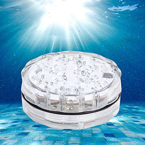 Diydeg Light RGB Underwater Light Remote Control Underwater Light 10LED RGB Underwater Submersible Light for Park Fountain 1