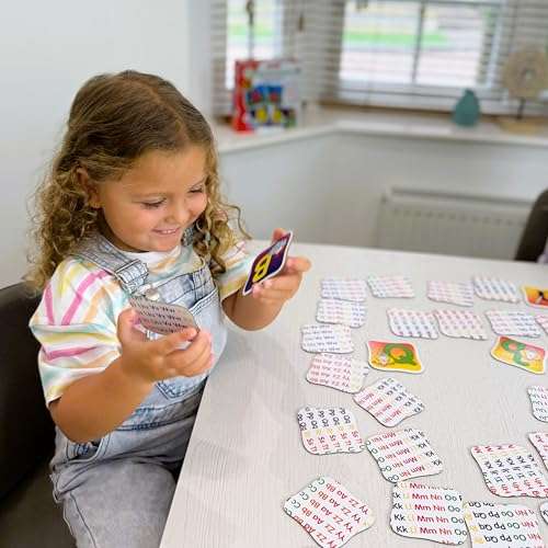 The Learning Journey: Match It! Memory - Alphabet - Capital and Lowercase Letter Matching Game with 26 Matching Pairs - Memory Games for Kids 3 and Up - Award Winning Toys 4