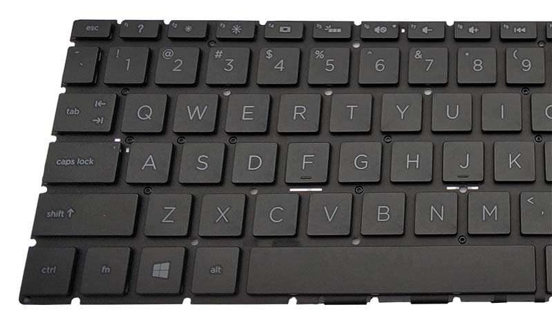 Replacement Keyboard for HP 250 G7 255 G7 15-DA 15-DB 15-DK 15-DR 15-DW 15-DU 15S-DU 15-DY 15s-DY 15s-EQ 15-EF 15s-FQ 15-GW 17-CA Home 17-by Black US Layout 3