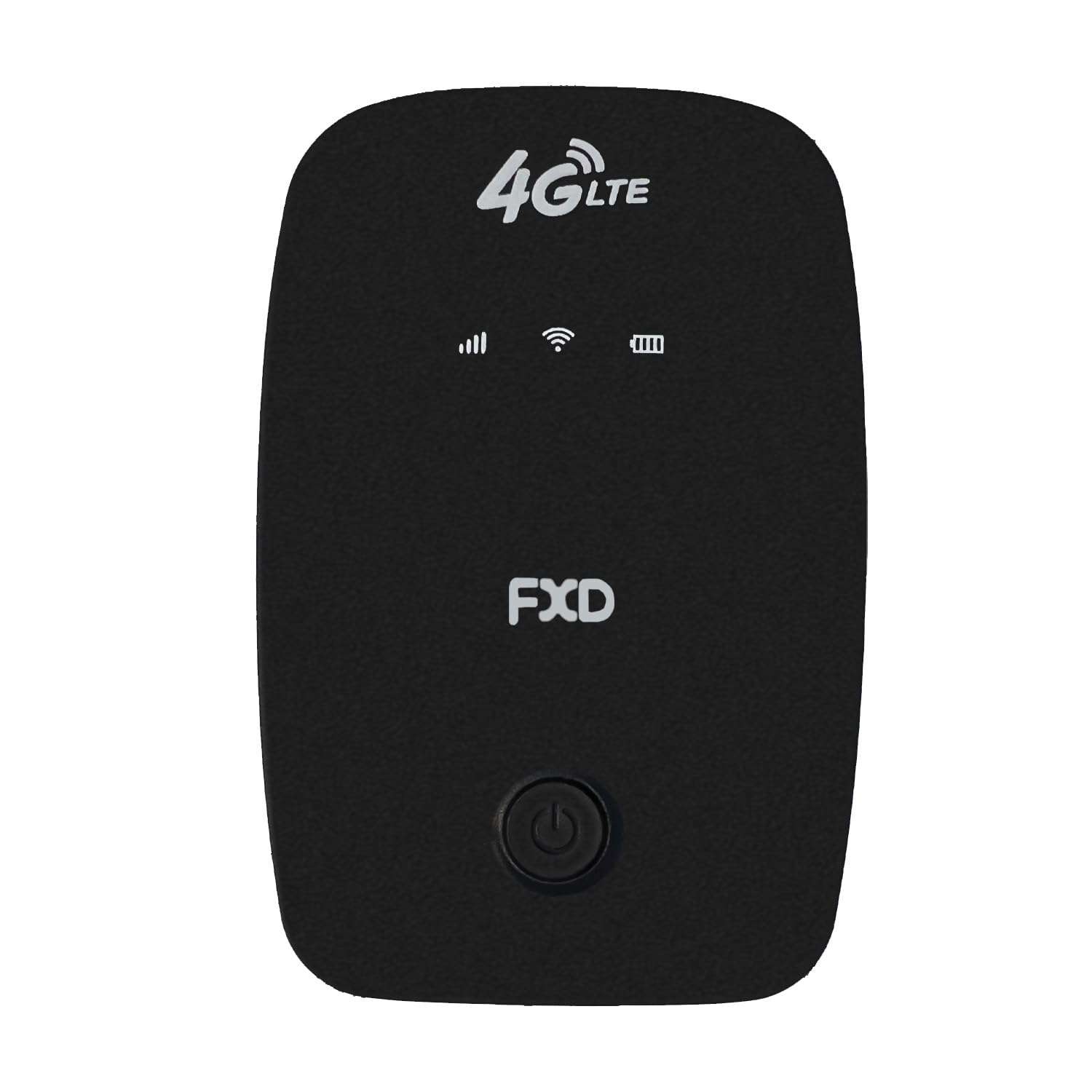 FXD 4G LTE Wireless Dongle with 150Mbps WiFi Hotspot | Multi SIM Support, Plug and Play Data Card, 2100mAh Rechargeable Battery, Portable Internet Device (Black)