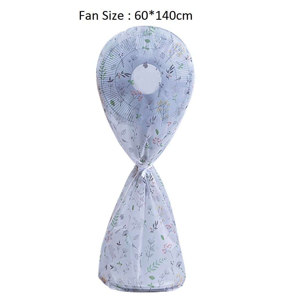 TBOP Home Electric Fan Dust Cover Household Fan Protection Cover (Small Flower and Leaves Pattern_60*140cm) (Color/Design May Slightly Vary) 2