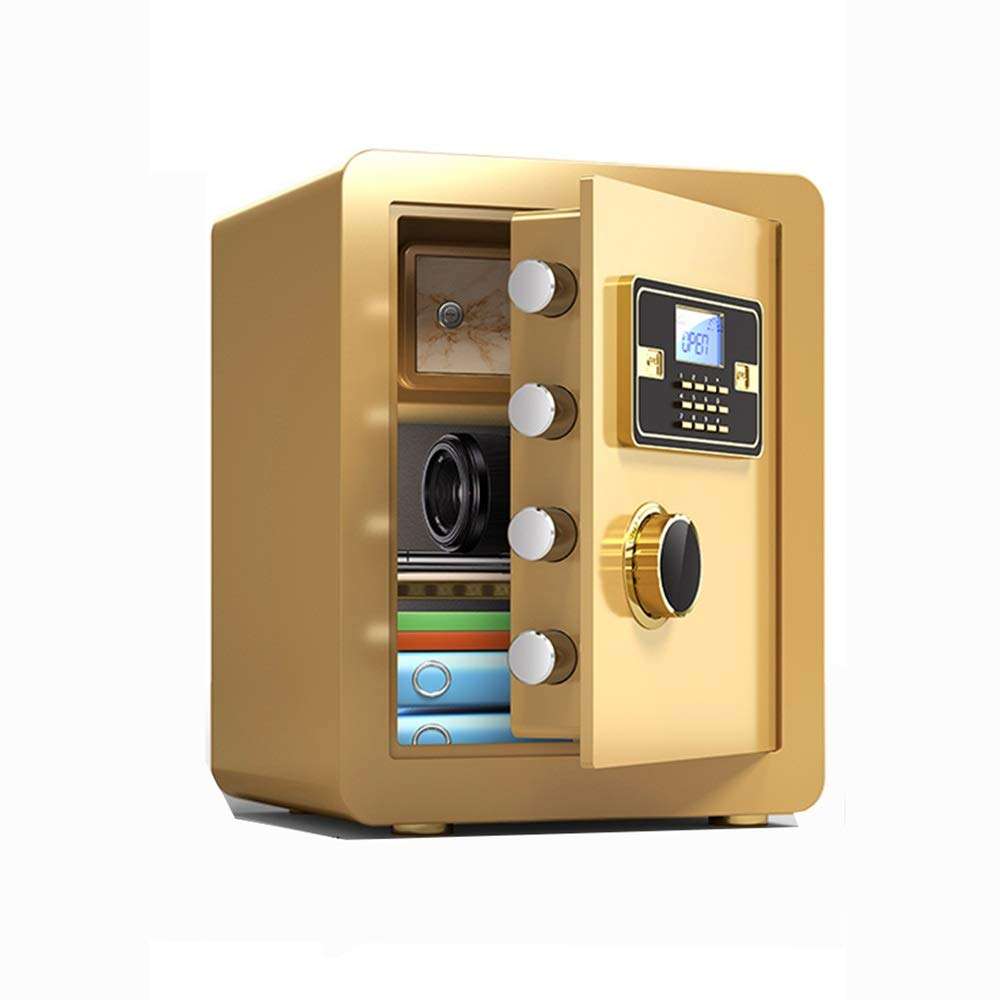 ZCF Security Safes Security Safes, Electronic Digital Box Keypad Lock Password Office Safes Home Hotel Business Jewelry Cash Use Storage Money (Color : Style3, Size : 38x33x45cm) 1