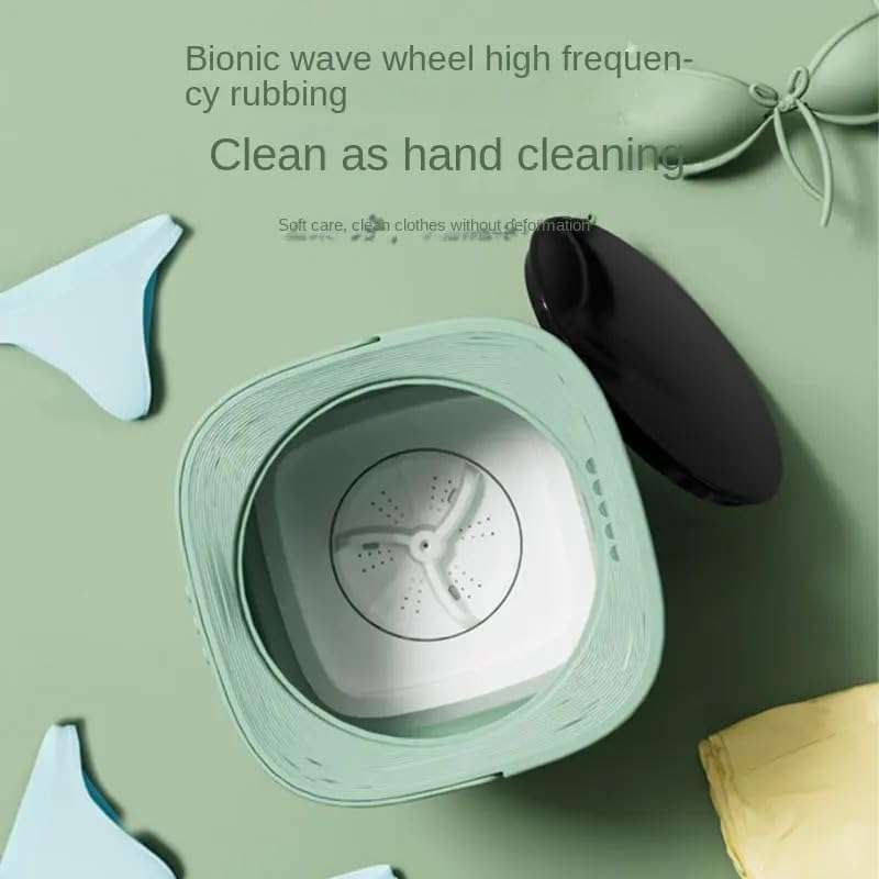 WELVIZHI SeMi AuToMaTiC FoLdInG 11L SmAlL MiNi WaShInG MaChInE WiTh DrYeR DeEp CLeAnInG FoR UnDeRwEaR WaShINg MaChInE ClOtHeS WaShEr4 6