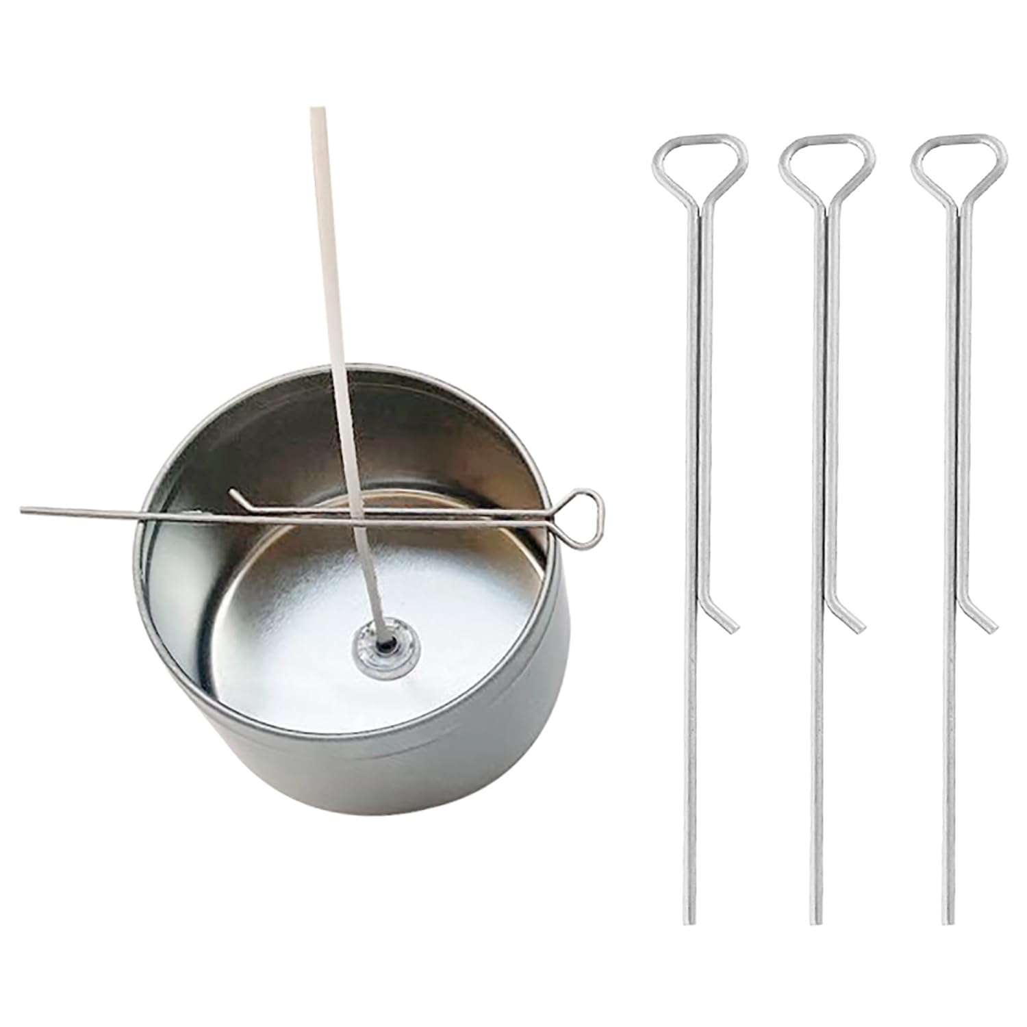 Candel Wick Holder ZZLZX 20PCS 4.3 Inch Wick Holders for Candle Making, Metal Wick Centering Tool, Candle Wick Clip 4