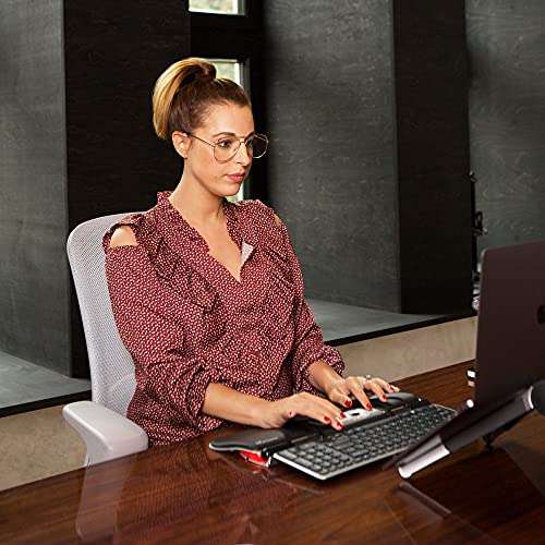 Contour Design RollerMouse Red Plus Wireless - Wireless Ergonomic Mouse for Laptop and Desktop Computer Use - Reach-Free Ambidextrous Computer Mouse - Mac & PC Compatible 5