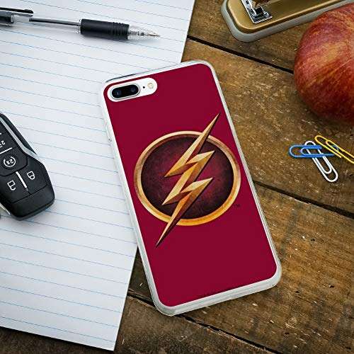 The Flash TV Series Logo Protective Slim Fit Hybrid Rubber Bumper Case Fits Apple iPhone 8, 8 Plus, X, 11, 11 Pro,11 Pro Max 2