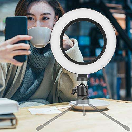 Photography Fill Light, Dimmable Light On-Camera Video Lights Light Broadcast Live Photography Fill Light LED Camera Phone Flash for Video and Makeup 5