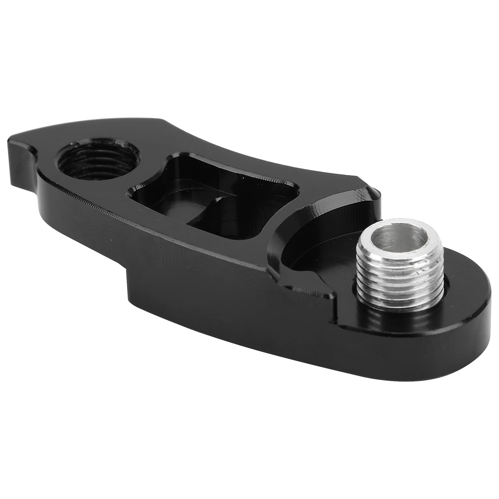 Keenso Rear Derailleur Hanger, Rear Derailleur Hanger Aluminum Tail Hook Extension Extender for Mountain () and Road Bike(Black) & Parts