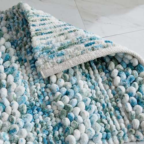 Luxury Plush Bath Rugs, Ultra Soft and Absorbent Microfiber Chenille Bathroom Rugs, Bathroom Mats for Tub and Shower, 20" x 30", Dusty Rose 5