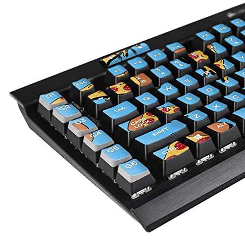 Skinit Decal Skin Compatible with K95 RGB Platinum Mechanical Gaming Keyboard - Skinit Originally Designed Pizza Design 3
