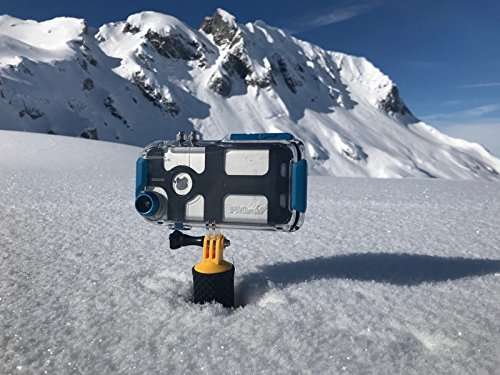 Pro Shot Touch - Waterproof Case Compatible with iPhone SE 2020, iPhone 8, and iPhone 7. Wide-Angle Lens Included. Camera App Included for Snorkeling and Diving Underwater Photography. 3