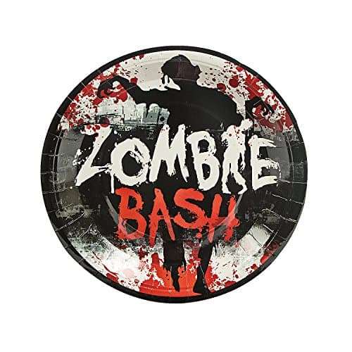 Fun Express Zombie Bash Luncheon Paper Plates 8 Count