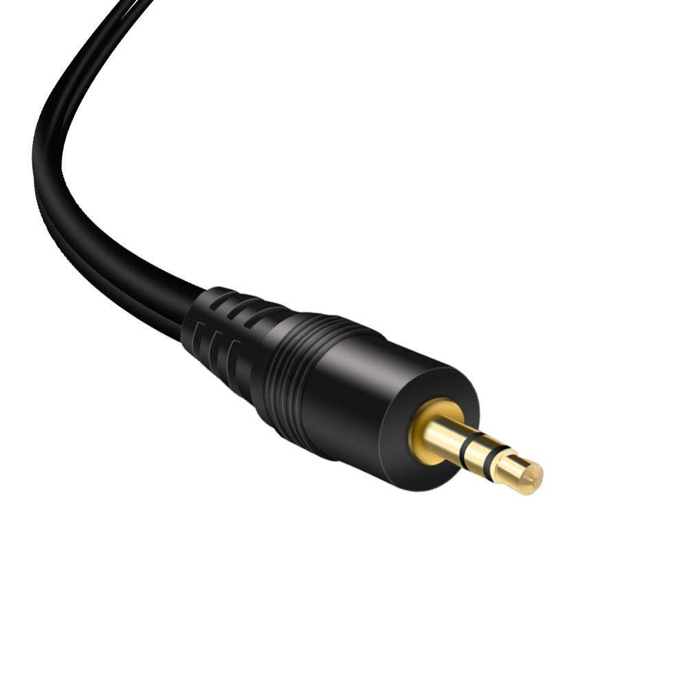 Yeung Qee 3.5mm TRS Stereo Male to Dual XLR Male Splitter Patch Cable,3.5mm (1/8Inch) to 2 XLR Male Y Splitter Unbalanced Interconnect Cable (3.5mm to 2 XLR Male,15ft) 3