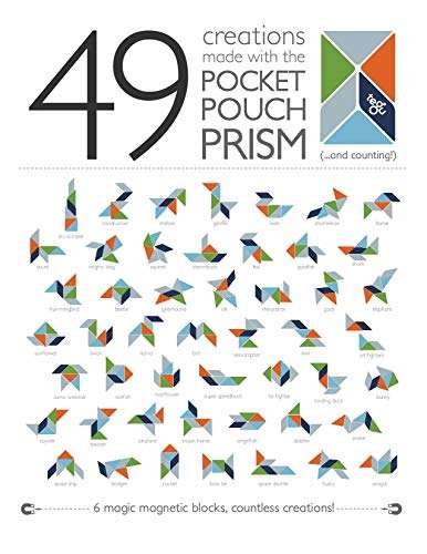 6 Piece Tegu Travel Pal Magnetic Wooden Block Set, Spaceship 4