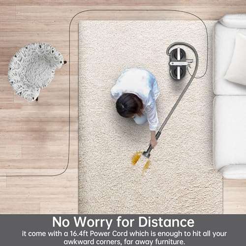 Carpet Cleaner Machine, 20KPa Powerful Portable Upholstery Spot Cleaner Shampooer Machine,Deep Stain Remover for Pets,Stairs,Car Seat, Couch & Furniture 4