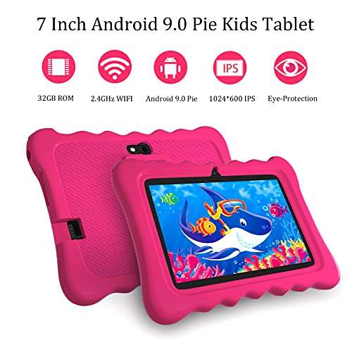 Justethan Tablet, 7 Inch Tablets, 2+32GB, Android 9.0, WiFi, Dual Camera 2