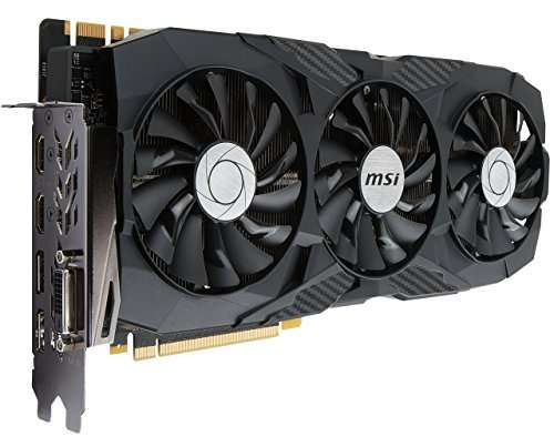 MSI Gaming GeForce GTX 1080 Ti 11GB GDRR5X DirectX 12 352-bit VR Ready Graphics Card (GTX 1080 TI Duke 11G OC) (Renewed) 3