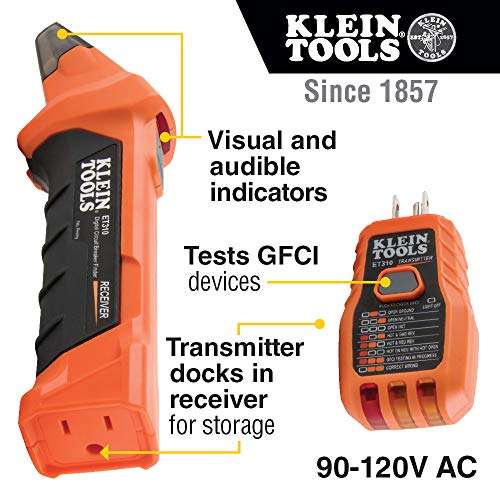 Klein Tools Circuit Breaker and Outlet Tester Bundle 3