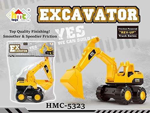 Sajani Heavy Duty Construction Truck for Kids (Yellow) 3