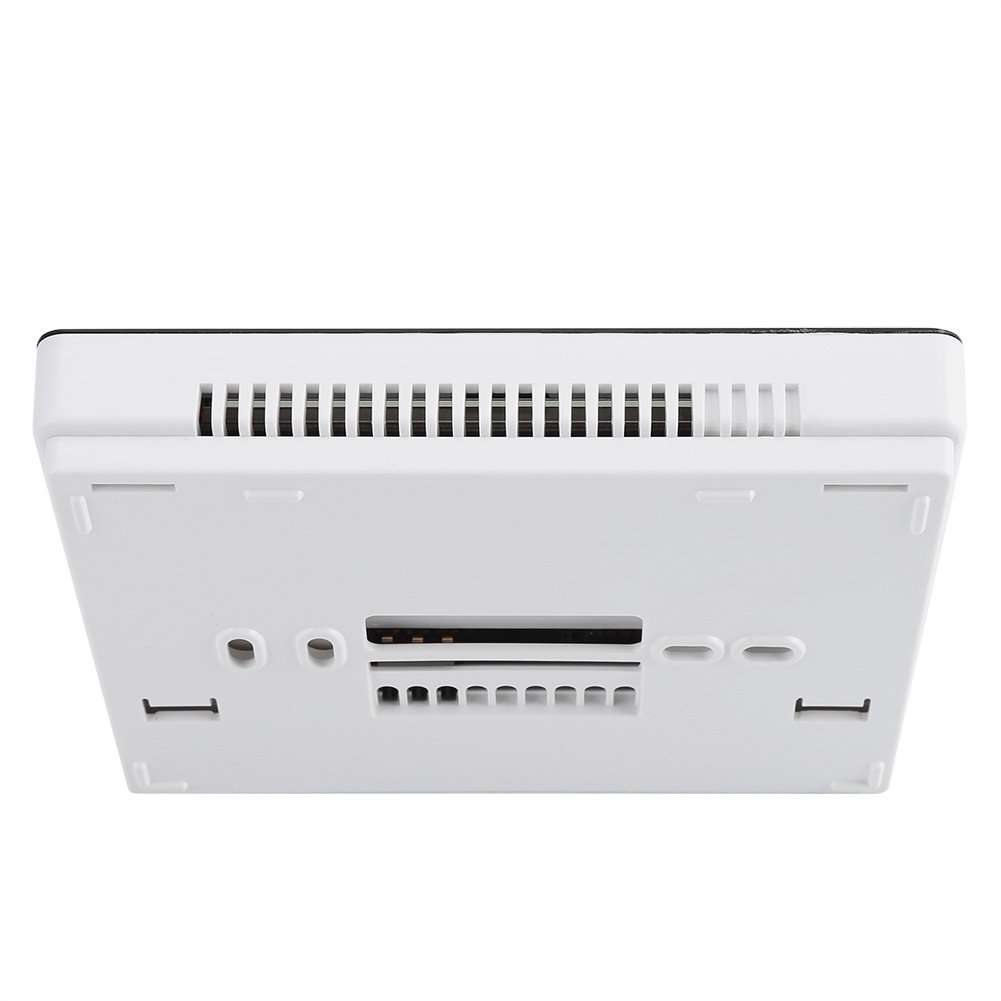 Xinwoer Temperature Controller Digital Programmable Thermostat for Wall-Hung Boiler Heating System for Electric Heating Equipment and Wall-Hung Boiler Heating System(Black) 5