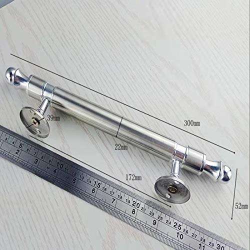 Wooden Furniture Door Handles 270mm / 300mm / 350mm Sliding Door Handle, for Bathroom, Bedroom, Restaurant, Closet 2 Pack,300mm 2