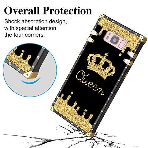 Queen Golden Crown Cell Phone Case Fit Samsung Galaxy S8 (2017) [5.8inch] 4