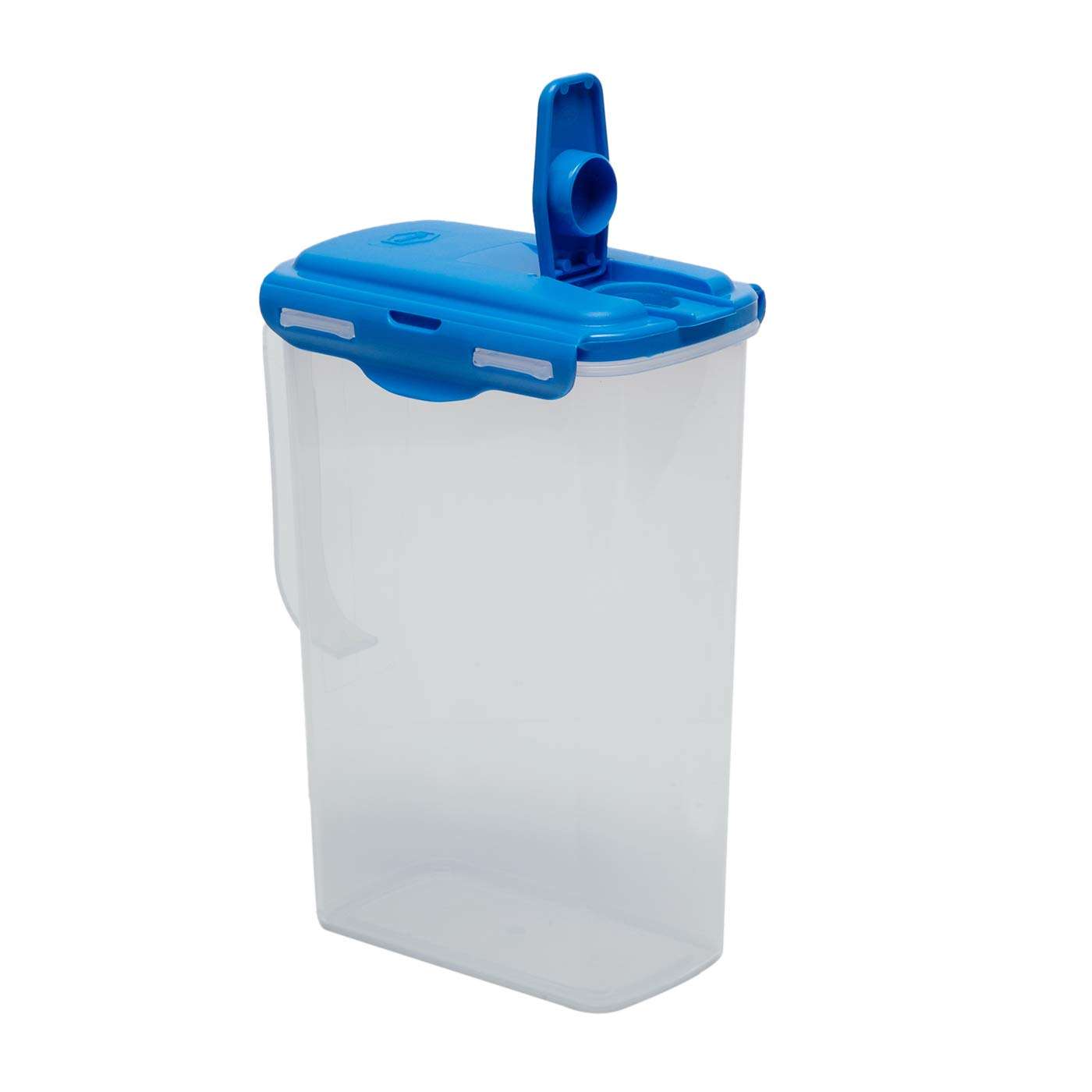 Gluman Fridge Jug 2000 ml | Ergonomically Design Cap & Wide-Mouth | 100% Food Grade | Dishwasher Safe | Freezer Safe | Recyclable (Blue)